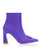 Stiefeletten Damen Lila