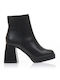 Women's Ankle Boots with High Heel Black