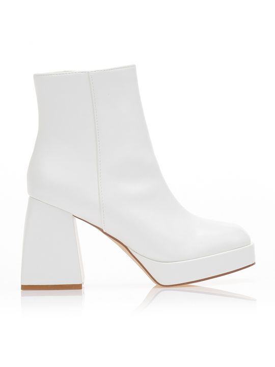 Stiefeletten Damen Weiß