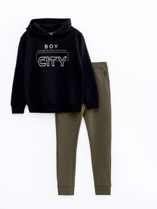 Funky Kinder Sweatpants Set - Jogginganzug Schwarz