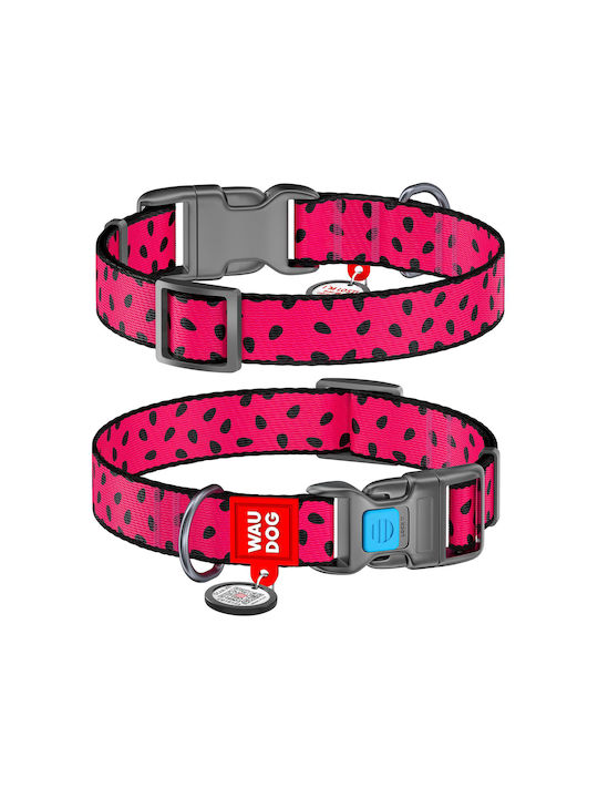 WauDog Dog Collar 25mm x 31 - 49cm Small Pink