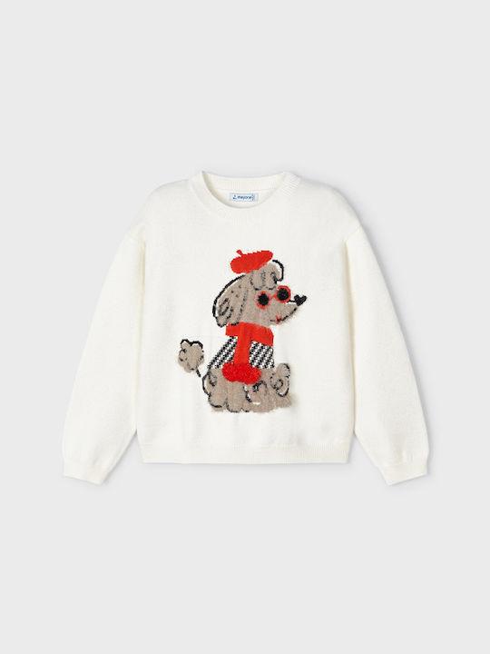 Mayoral Kids Sweater Long Sleeve Ecru