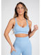 Frauen Sport-BHs Sport-BH Hellblau