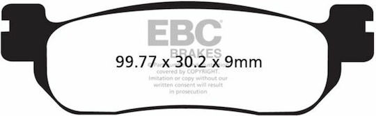 EBC Motorradbremsbeläge Für Yamaha TW / YZF-R6