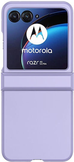 Skin Feel Back Cover Πλαστικό Μωβ (Razr 40 Ultra)