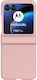 Skin Feel Umschlag Rückseite Kunststoff Rosa (Razr 40 Ultra)