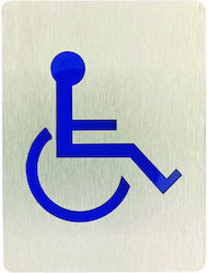 Metalor Schild Selbstklebend "Behinderte" 1Stück Metalor Schild Selbstklebend "Behinderte" 1Stück