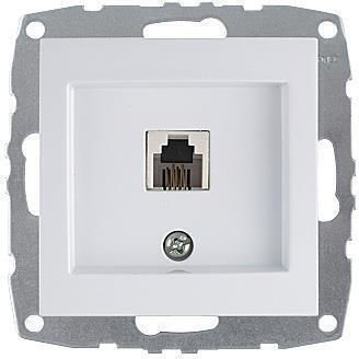 Mono Electric Mono Electric Telefonsteckdose Ohne Rahmen Einzeln in Grau Farbe 500-001905124