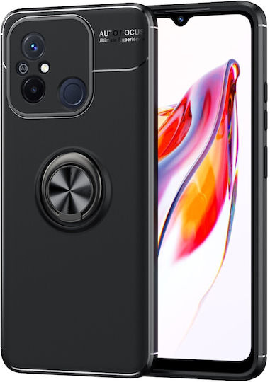 Ancus AutoFocus Umschlag Rückseite Silikon Schwarz (Redmi 12C)