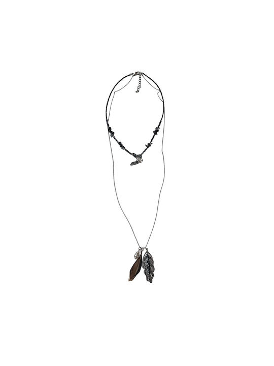 MI-TU Exclusive Necklace Double Black