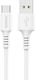 Foneng X85 USB 2.0 Cable USB-C male - USB-A Λευκό 1m