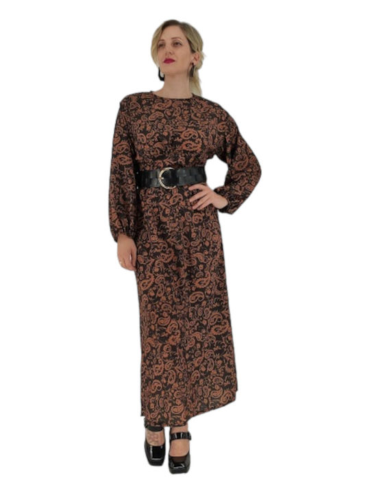 Maxi Dress for Wedding - Christening Brown