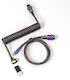 Keychron Spiral USB 2.0 Cable USB-C male - USB-C Μαύρο 1.08m CAB-7