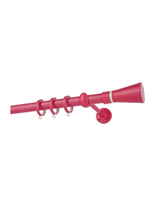 Zogometal Metallic Curtain Pole Double with Rai...