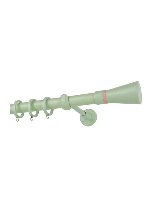 Zogometal Metallic Curtain Pole Double with Rai...
