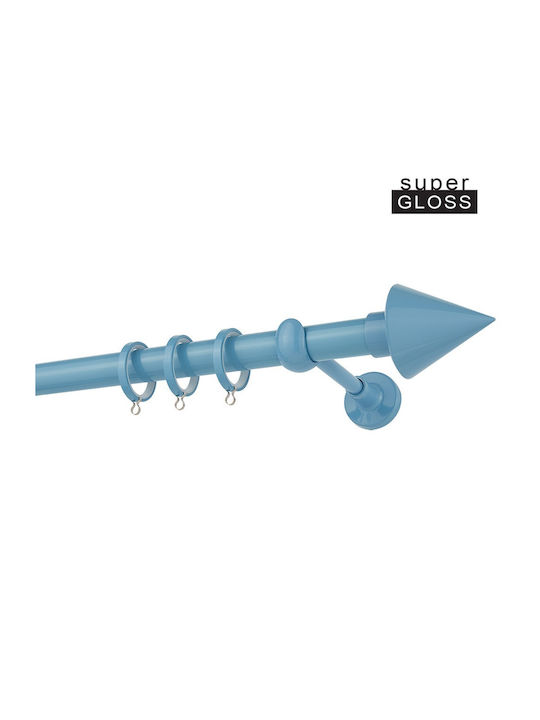 Zogometal Metallic Curtain Pole CP4146 Single Φ25mm 200cm Light Blue