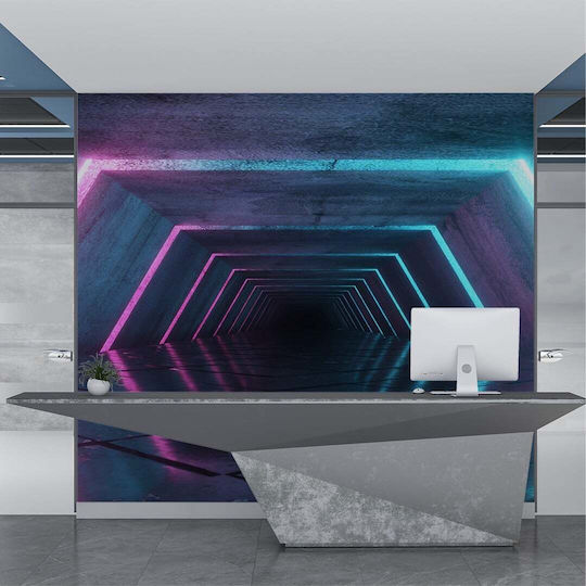 Wall Mural Paper Purple 350x270cm Washable