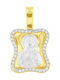 Eforo Pendant Kids Talisman with Jesus Christ made of Gold 14K PA11400158