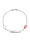 Eforo Kids Bracelet ID with Heart & Evil Eye