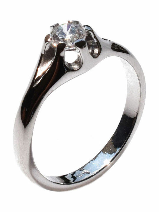 Bizoutaki Single Stone from Silver