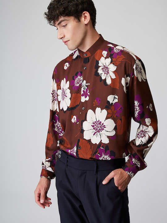 Stefan Fashion Μακρυμάνικo Πουκάμισο σε Στενή Γ...