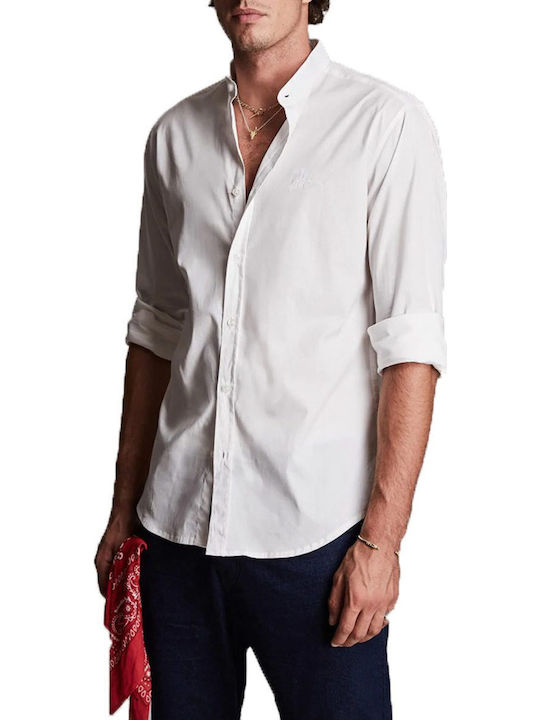 Stefan Fashion Μακρυμάνικo Πουκάμισο σε Στενή Γ...