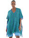 Women's Sweater with V Neckline Green