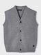 Kids Vest Cotton Silver