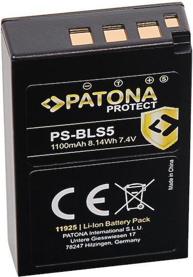 Patona Camera Battery Bls5 E-p3 E-pl2 Pen E-pl3 0874 Lithium Ion (Li-Ion)