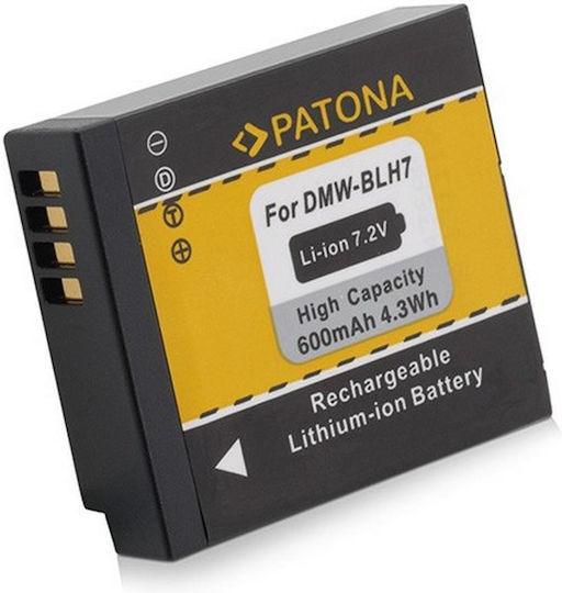 Patona Baterie aparat foto 0380 Litiu-Ion (Li-Ion) 600mAh Compatibilă cu Panasonic