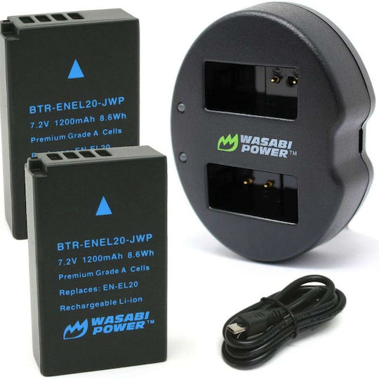 Wasabi Double Battery Charger Compatible with Nikon