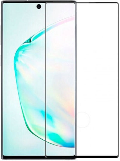 Vollkleber Vollflächig gehärtetes Glas Schwarz (Galaxy Note 20)
