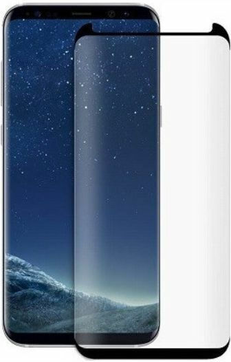 Glue 3D 0.3mm Vollflächig gehärtetes Glas Schwarz (Galaxy S8+)
