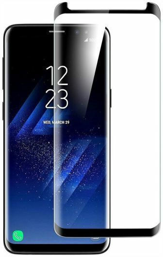 Glue 3D 0.3mm Full Face Tempered Glass Black (Galaxy S9)