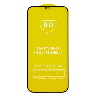 frame 9D Tempered Glass Μαύρο (Galaxy A12)