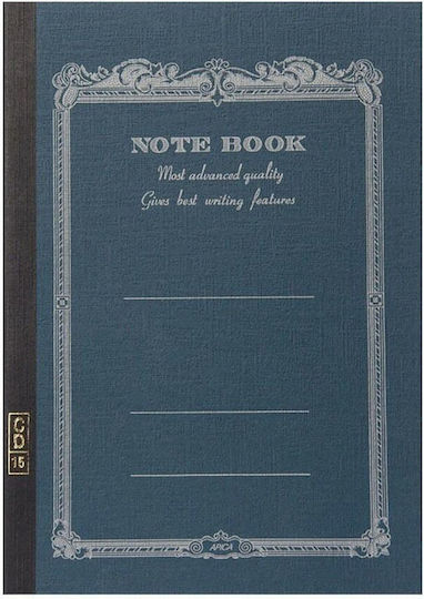 Apica Notebook Σημειωματάριο B5 34 Φύλλων Ριγέ με Στυλοθήκη Μπλε