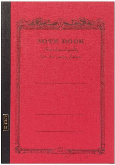 Apica Notebook Notizbuch 34 Blätter B5 Geregelt Rot