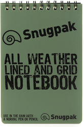 Snugpak Notebook Block Spiral Green