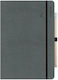 adBook Σημειωματάριο B6 128 Φύλλων Ριγέ με Λάστιχο και Στυλοθήκη (Διάφορα Χρώματα)