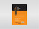 CHartosyn Notepad 100 Sheets A5 Ruled Orange