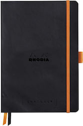 Rhodia Notebook A5 with Elastic Black