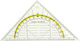 Pratel Triunghi Geometric Plastic Transparent 16cm