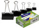 Forpus Cleme Metalice 32mm Negre 12buc
