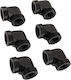 Raijintek Compression Fitting Armaturen Schwarz