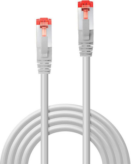 Lindy S/FTP Cat.6 (Gigabit) Καλώδιο Δικτύου Ethernet 0.5m Γκρι