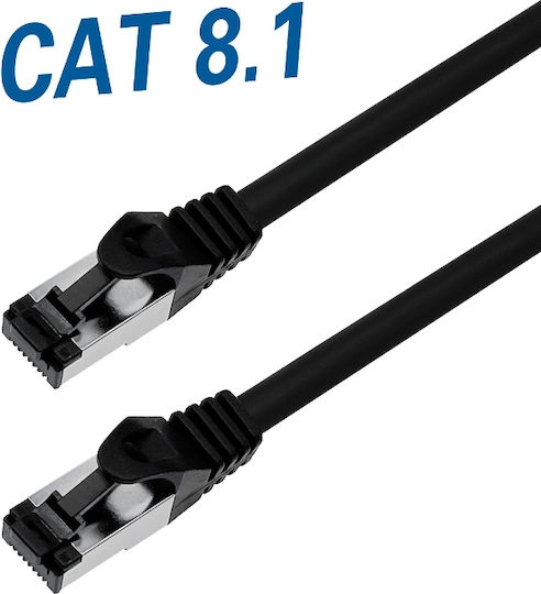 Transmedia S/FTP Cat.8.1 Network Cable Ethernet 3m Black
