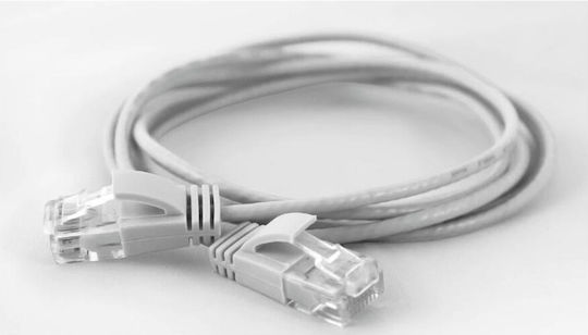 Wantec U/UTP Cat.6a (Gigabit) Καλώδιο Δικτύου Ethernet 0.25m Λευκό