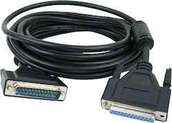 Plugger Καλώδιο RS232 25-pin male σε RS232 25-pin female 15m (PLG00067)