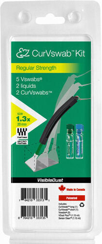 Visible Dust Καθαρισμός Αισθητήρα EZ CurVswab Regular Strength Cleaning Kit 1.3x