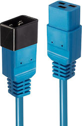 Lindy IEC C14 - IEC C13 Kabel 2m Blau (30472)